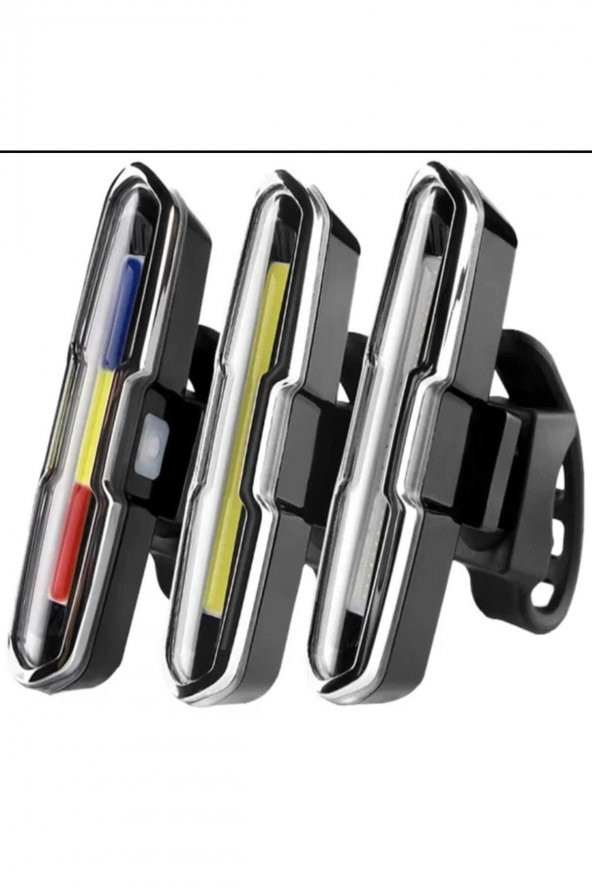 Bisiklet kuyruk işık süper parlak bisiklet ışığı bisiklet aksesuarları USB şarj edilebilir - 2