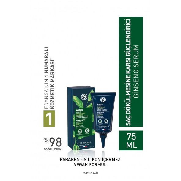 YVES ROCHER Saç Dökülmesine Karşı (Anti- Chute) Güçlendirici Ginseng Serum