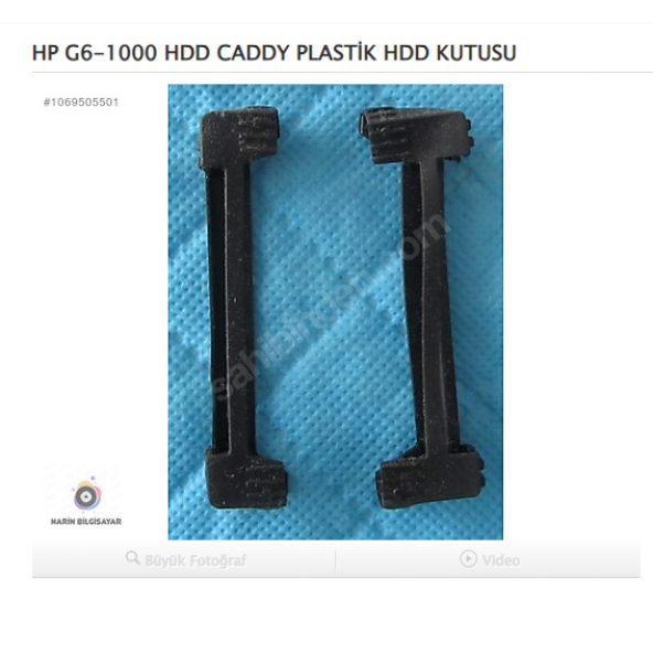 HP G6-1000 HDD CADDY PLASTİK HDD KUTUSU