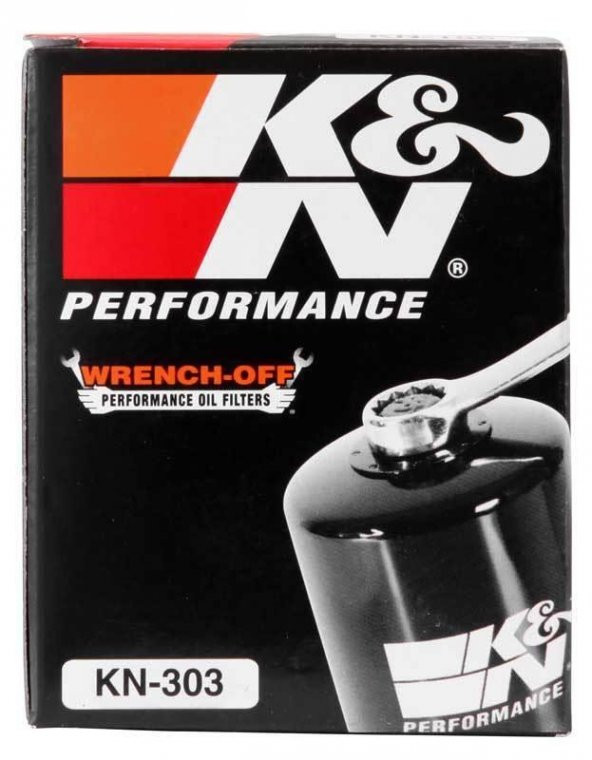 K&N KN-303 2013-2016 Kawasaki Z 800 Uyumlu Yağ Filtresi - 3