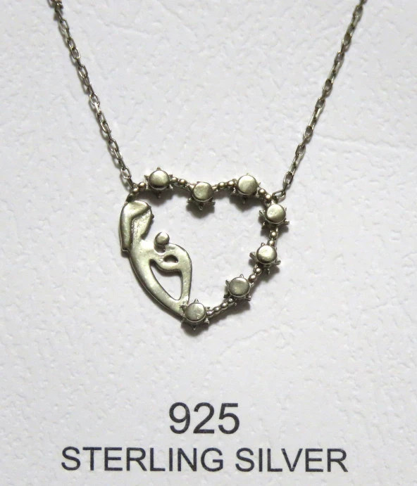 Gümüş Kadın Kolyesi - 4300355