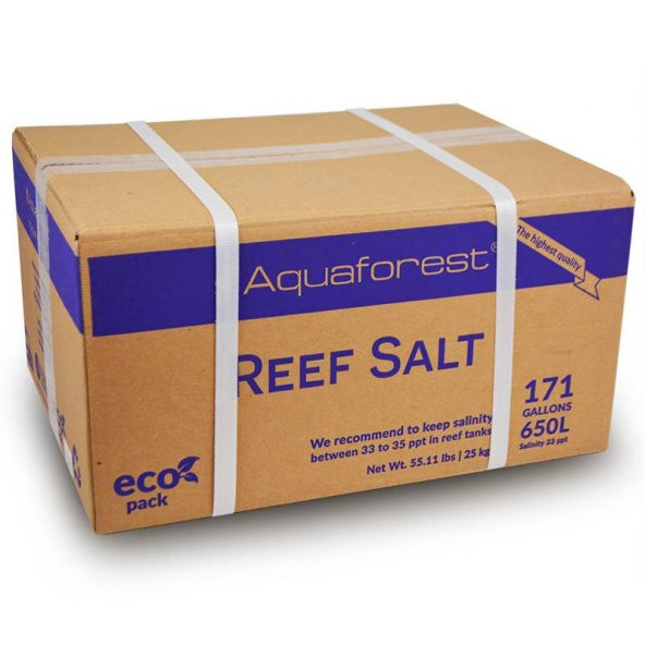 Aquaforest Reef Salt Box 19 kg - 2