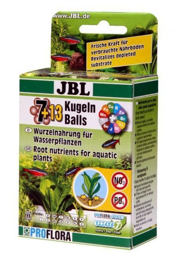 Jbl The 7+13 Kugeln Balls Kök Gübre 70 Gr
