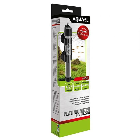 Aquael 121214 Platinium Glass Heater 25 Watt