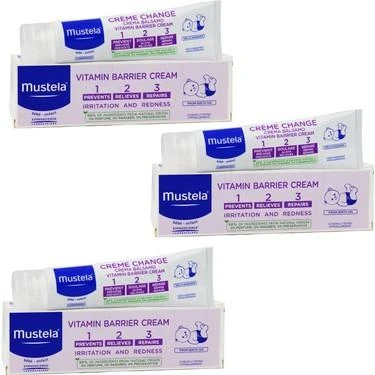 Mustela Vitamin Barrier Pişik Kremi 100 Gr 3 Adet - 1