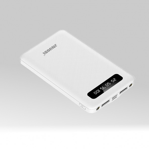 JNUOBİ DY-25 10,000 mAh Taşınabilir Şarj Aleti Powebank 2xUsb Ledli - 5