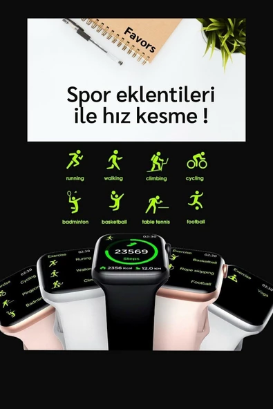 Watch 9 Pro Plus Multi Uyumlu Vidalı Titanyum Kasa Pusulalı 45mm Kilitli 2 Kordonlu Akıllı Saat - 7
