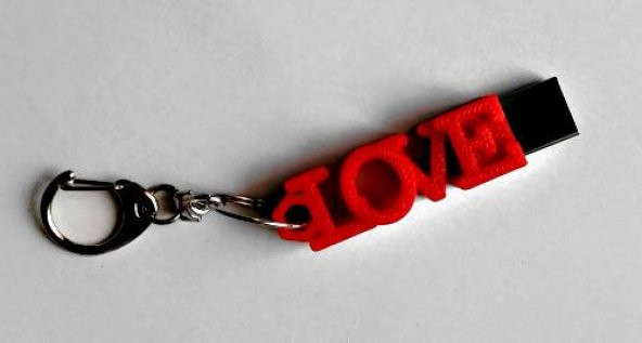 Aşk Şeklinde Usb Flash Sürücü Kılıfı Plastik Aparat