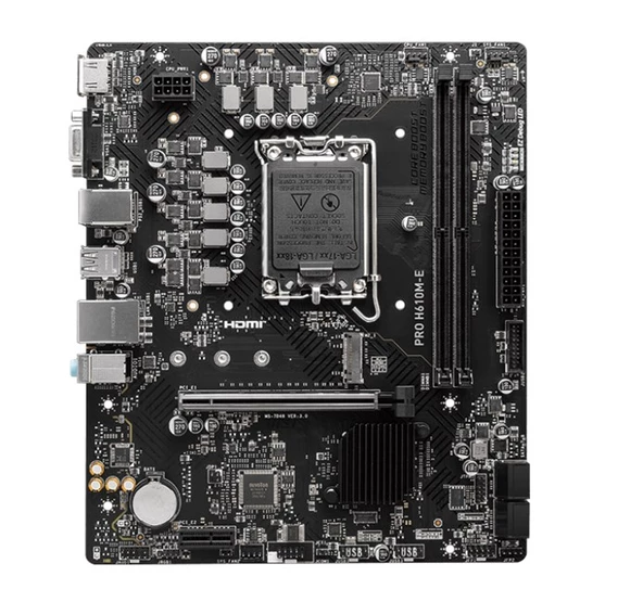 MSI Pro H610M-E DDR5 1700P Vga Hdmi - 2