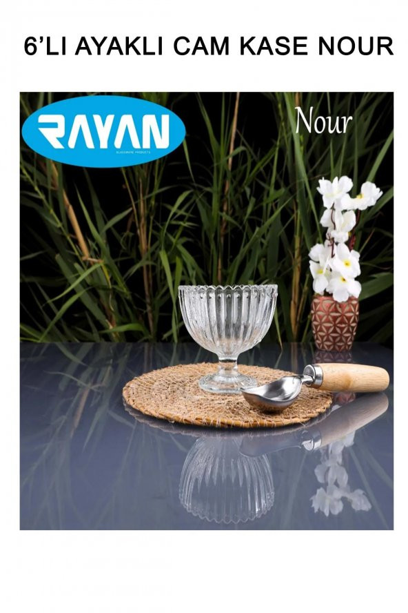 Rayan Nour 6lı Ayaklı Çerezlik Dondurmalık