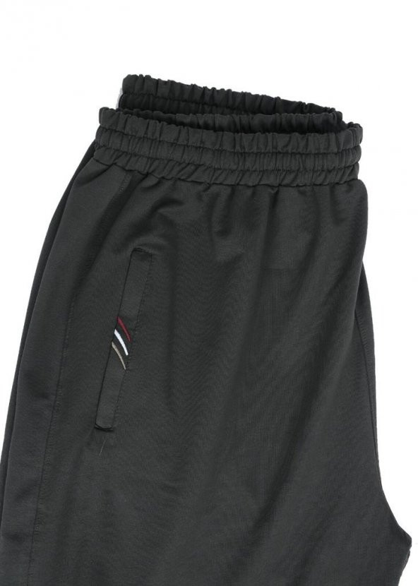 Battal Beden Paçası Lastikli Eşofman Altı Haki Renk - 6