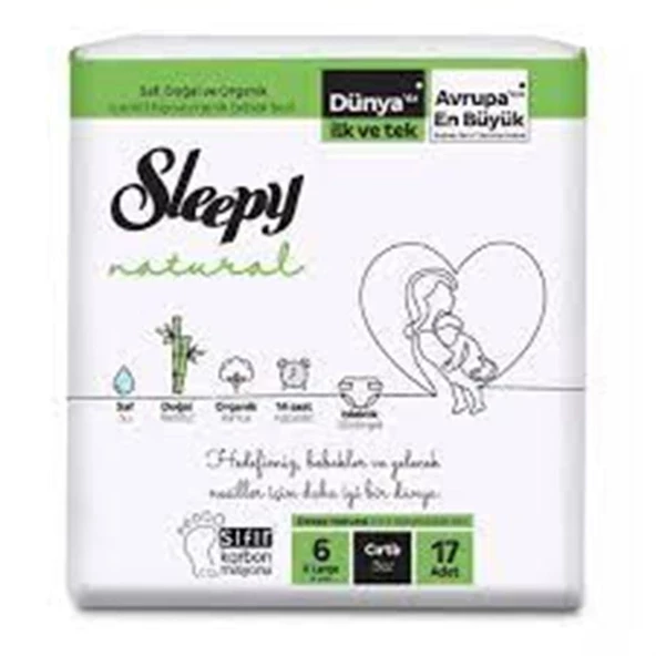 SLEEPY NATURAL 6 NUMARA 17 ADETLİ