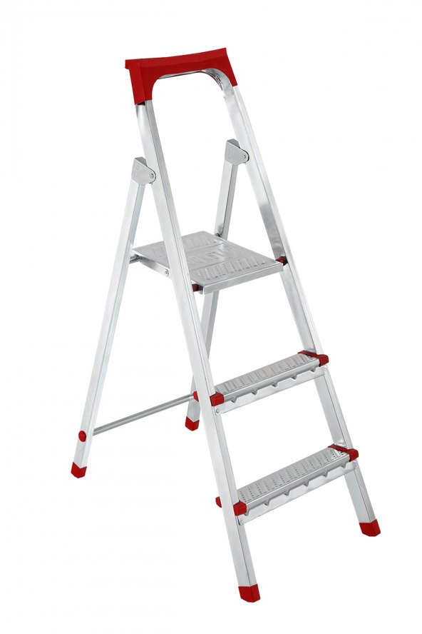 Ayyıldız Ekstra Kalın Metal Merdiven 2 + 1 Basamaklı