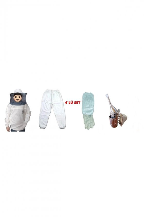 4lü Set (normal Maske,pantolon,eldiven,ilaç Körük)