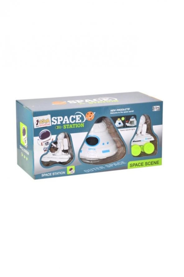 Işıklı Uzay Seti Astronot ve Uzay Aracı - BBQ550-53