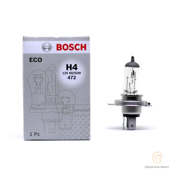 Bosch H4 Far Ampülü 12v 60/55w Tırnaklı Tip 1987302803 - 2 ADET - 3