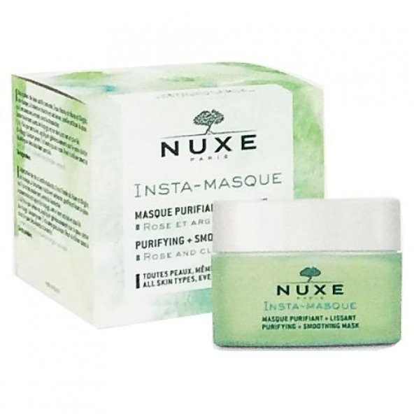 Nuxe Masque Purifiant+Lissant Insta Masque Arındırıcı Maske 50 ml