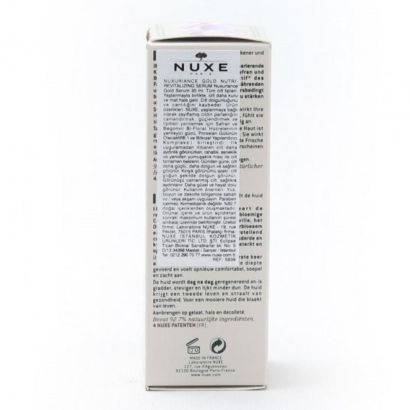 Nuxe Nuxuriance Gold Nutri Revitalizing Serum 30ml - 2