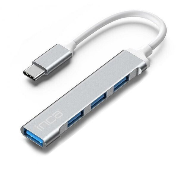 Inca Type-C Girişli 4 Port Usb Çoklayıcı Hub