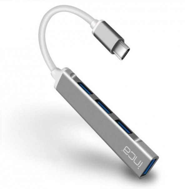 Inca Type-C Girişli 4 Port Usb Çoklayıcı Hub, IUSB-04T - 3