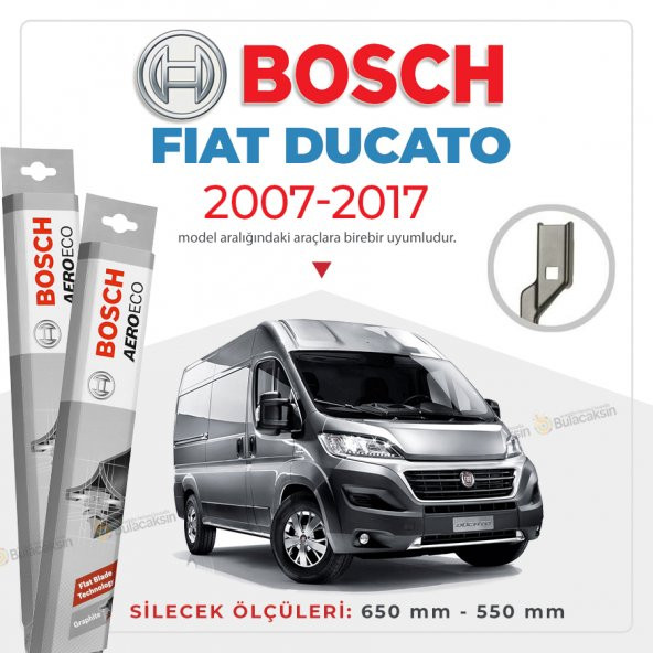 Bosch Aeroeco Muz Silecek Takımı Fiat Ducato 2007-2017 ile uyumlu