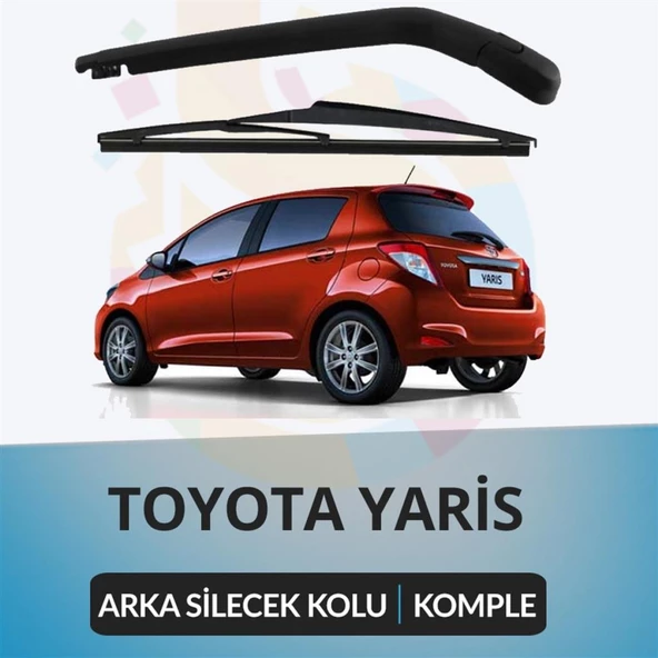 Toyota Yaris P90 2005-2011 Komple Arka Silecek Kolu Ve Süpürgesi ürün görseli