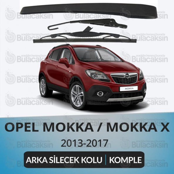 Opel Mokka / Mokka X Komple Arka Silecek Kolu Ve Süpürgesi ürün görseli