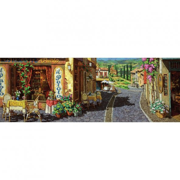 KS Panoramik Ristorante II Paiolo 1000 Parça Puzzle - 2