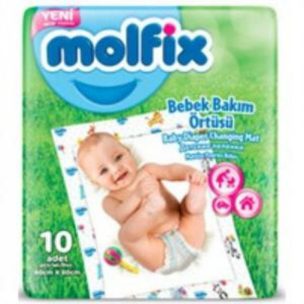 Molfix 10'lu Bebek Bakım Örtüsü
