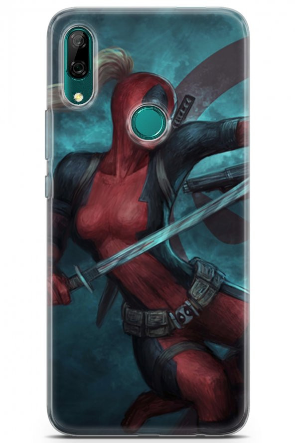 Huawei P Smart Z Uyumlu Kılıf Dc 28 Örümcek Kız İz Bırakmayan Kılıf Kırmızı Mavi - 1