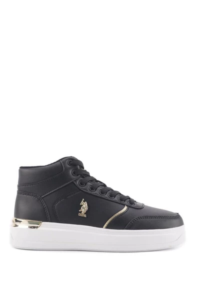 U.S Polo Assn. ALON 3PR Kadın Sneaker Ayakkabı Siyah 36-40