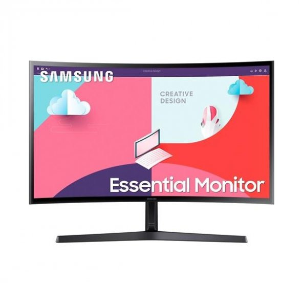Samsung Essential LS27C366EAUXUF 27" 4 MS 75 Hz FreeSync Full HD Curved VA LED Monitör