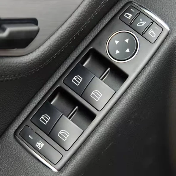 Mercedes W212 Kasa E Serisi 2010-2015 ile uyumlu Cam Açma Düğmesi Anahtarı Katlanır - 5