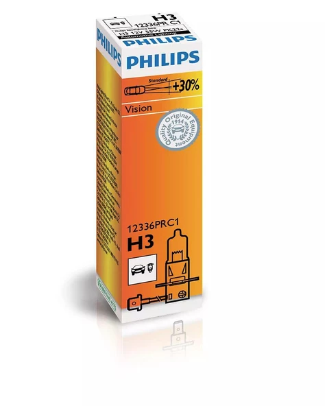 Philips H3 Ampul 12V 55W 12336PRC1 - Resim 2