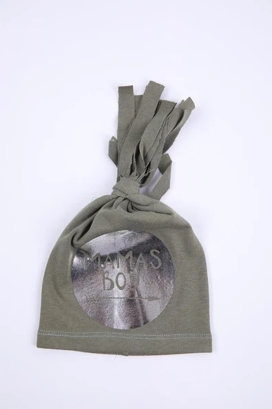 Babyhola Kız Erkek Bebek Bere Şapka Mama's Boy Yazılı 0-2 yaş Hediyelik 1204 - Resim 7