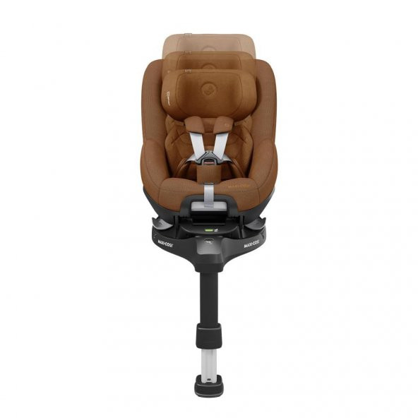 Maxi-Cosi Pearl SlideTech 360 Dönebilen Yatabilen Kızaklı İsofix Bazalı Bebek Oto Koltuğu 0-18 Kg Authentic Cognac