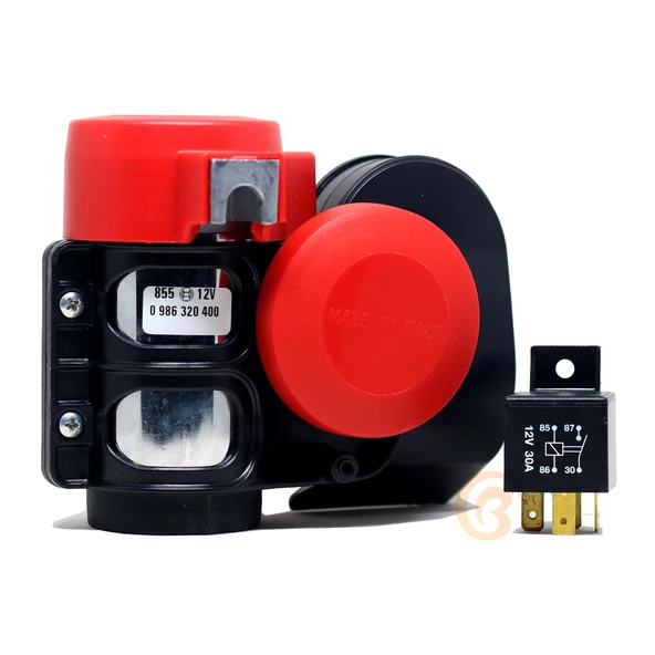Bosch F1 Ferrari Korna 12V 115 Desibel Röle ve Montaj Setli ürün görseli 1