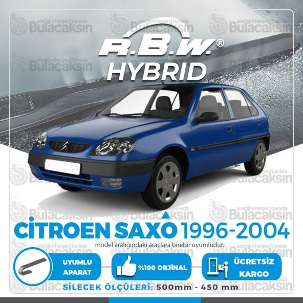 Citroen Saxo Ön Silecek Takımı (1996-2004) RBW Hibrit