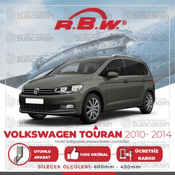 Volkswagen Touran Muz Silecek Takımı (2010-2014) RBW