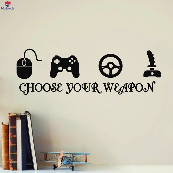 Joystick Gamer Oturma Odası, Ofis, Dükkan Duvar Sticker Alıntı Video Oyunu Oyun Odası eSpor Çıkartmaları Benzersiz Hediyelik