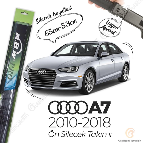 Audi A7 Sportback Muz Silecek Takımı (2010-2018) RBW PRO