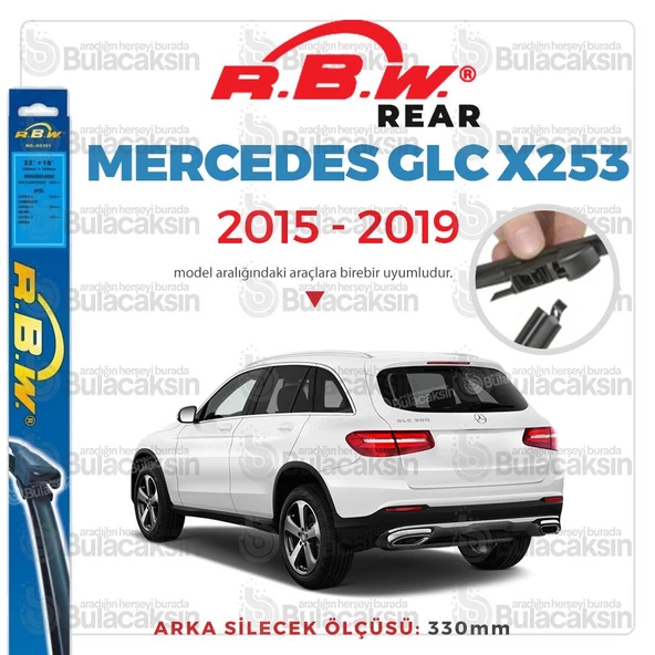 RBW Mercedes Benz GLC x253 2015 - 2019 Arka Silecek