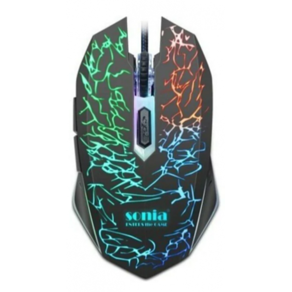 Sonia SN-X5 Kablolu Optik Oyuncu Mouse