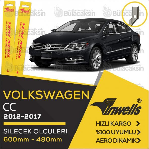 Volkswagen CC Muz Silecek Takımı (2012-2017) İnwells