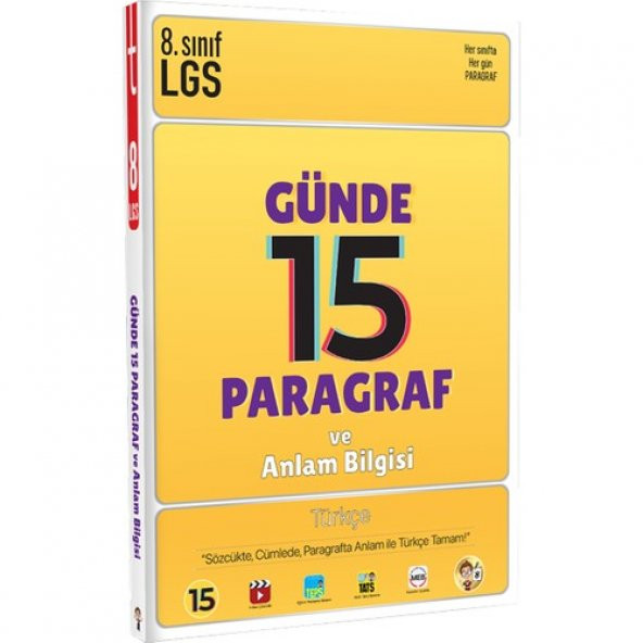 Tonguç 15 Günde Paragraf Ve Anlam Bilgisi