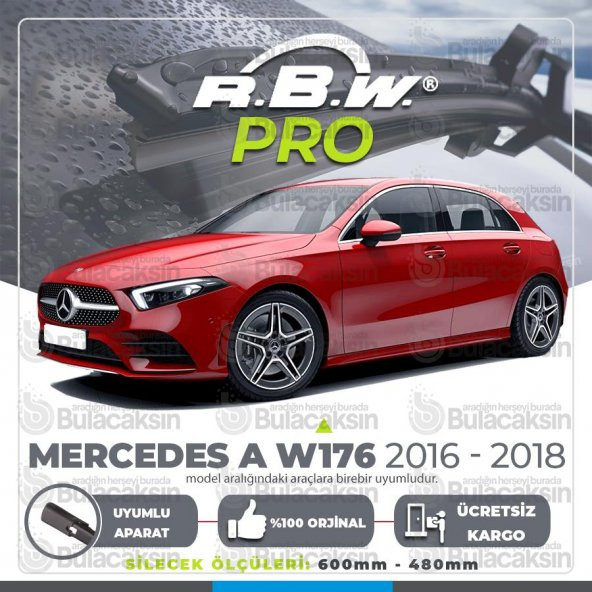 RBW PRO Muz Silecek Takımı Mercedes A Serisi W176 2016-2018 ile uyumlu ürün görseli