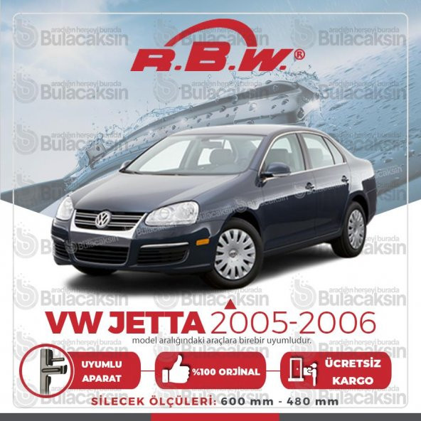 Volkswagen Jetta 3 Muz Silecek Takımı (2005-2006) RBW