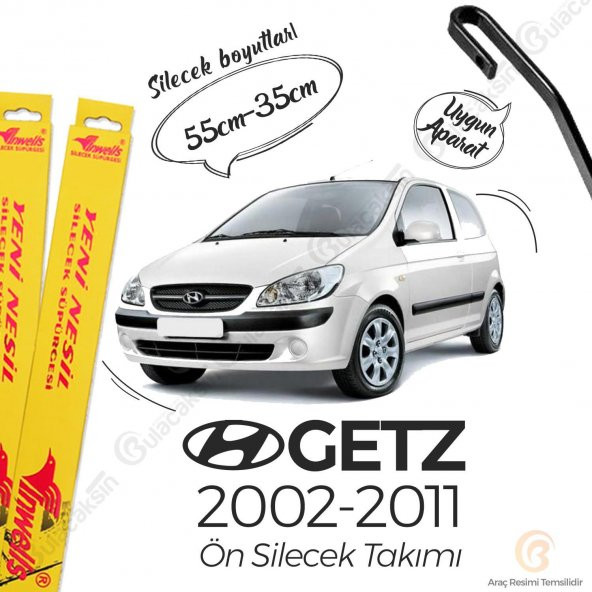 Hyundai Getz Muz Silecek Takımı (2002-2011) İnwells