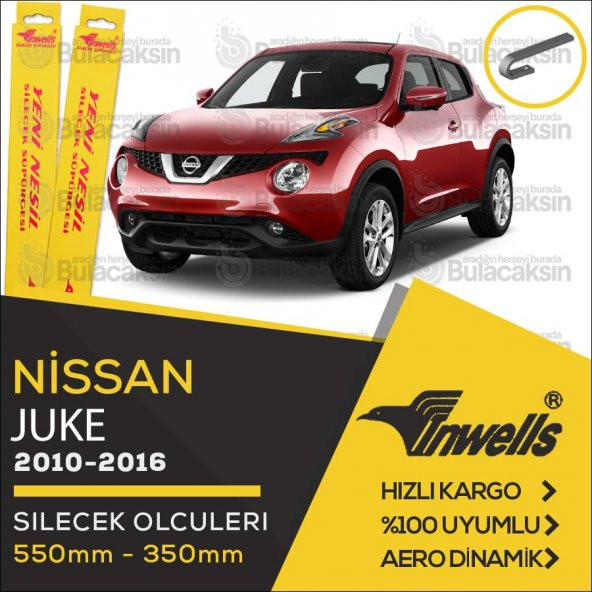 Nissan Juke Muz Silecek Takımı (2010-2016) İnwells