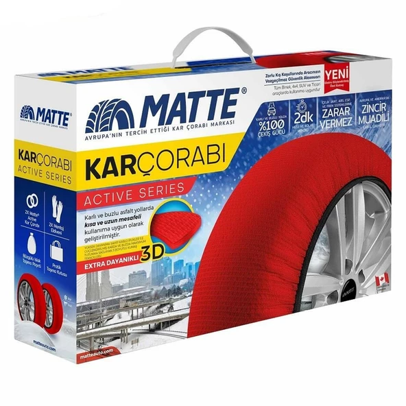 Matte Kar Çorabı Active Series